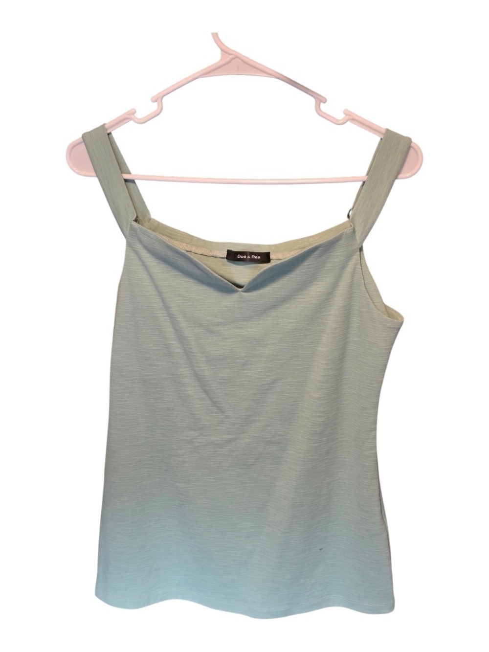 Doe & Rae Light Sage Square Neck Camisole